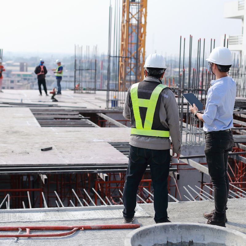 Hochbau Baustelle Basel Stadt